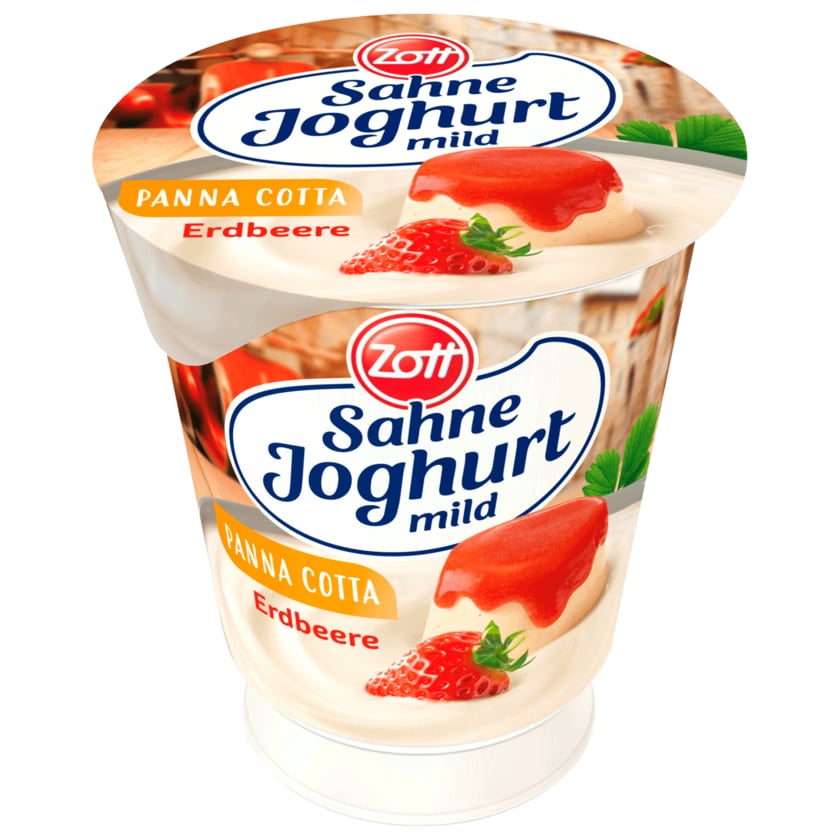 Zott Sahne Joghurt Erdbeer Panna Cotta 140g